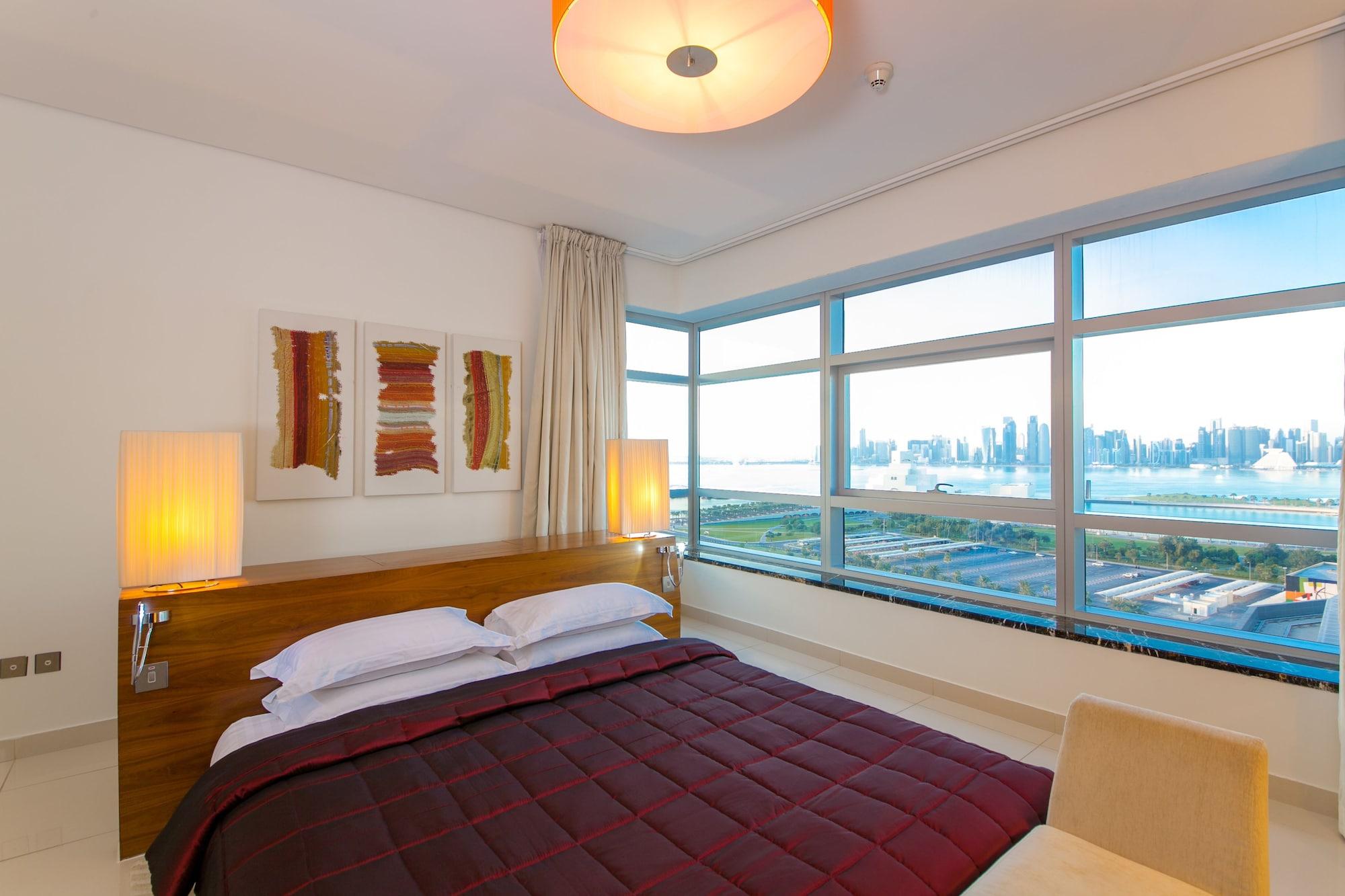 Fraser Suites Doha Exterior photo A bedroom at the Marina Bay Sands