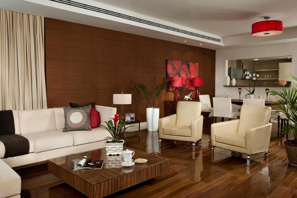 Fraser Suites Doha Exterior photo 3D interior rendering